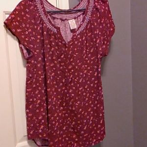 Soft and flowy boho blouse